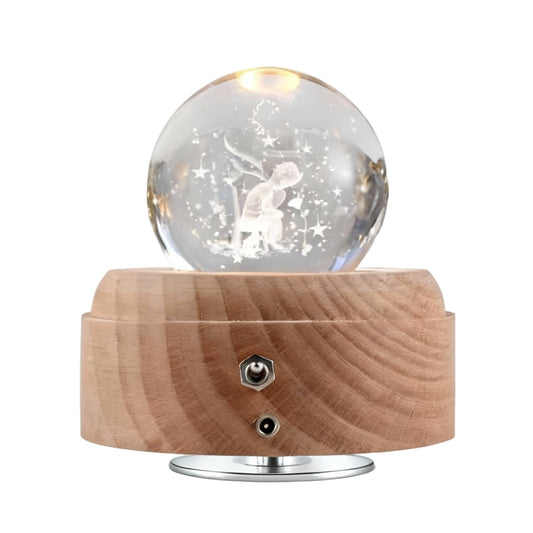 Ma Boîte Enchantée – Boîte à musique enfant en cristal et bois de hêtre
