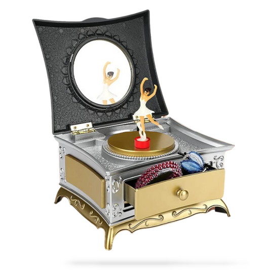 Ma Boîte Enchantée - Boîte à bijoux musicale Vintage ballerine