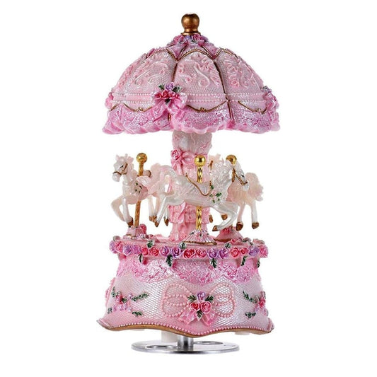 Ma Boîte Enchantée – Boîte à musique carrousel féerique