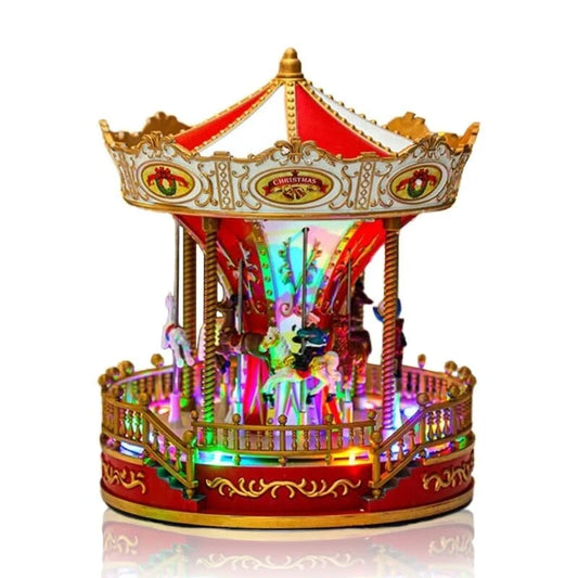 Ma Boîte Enchantée – Boîte à musique carrousel de Noël