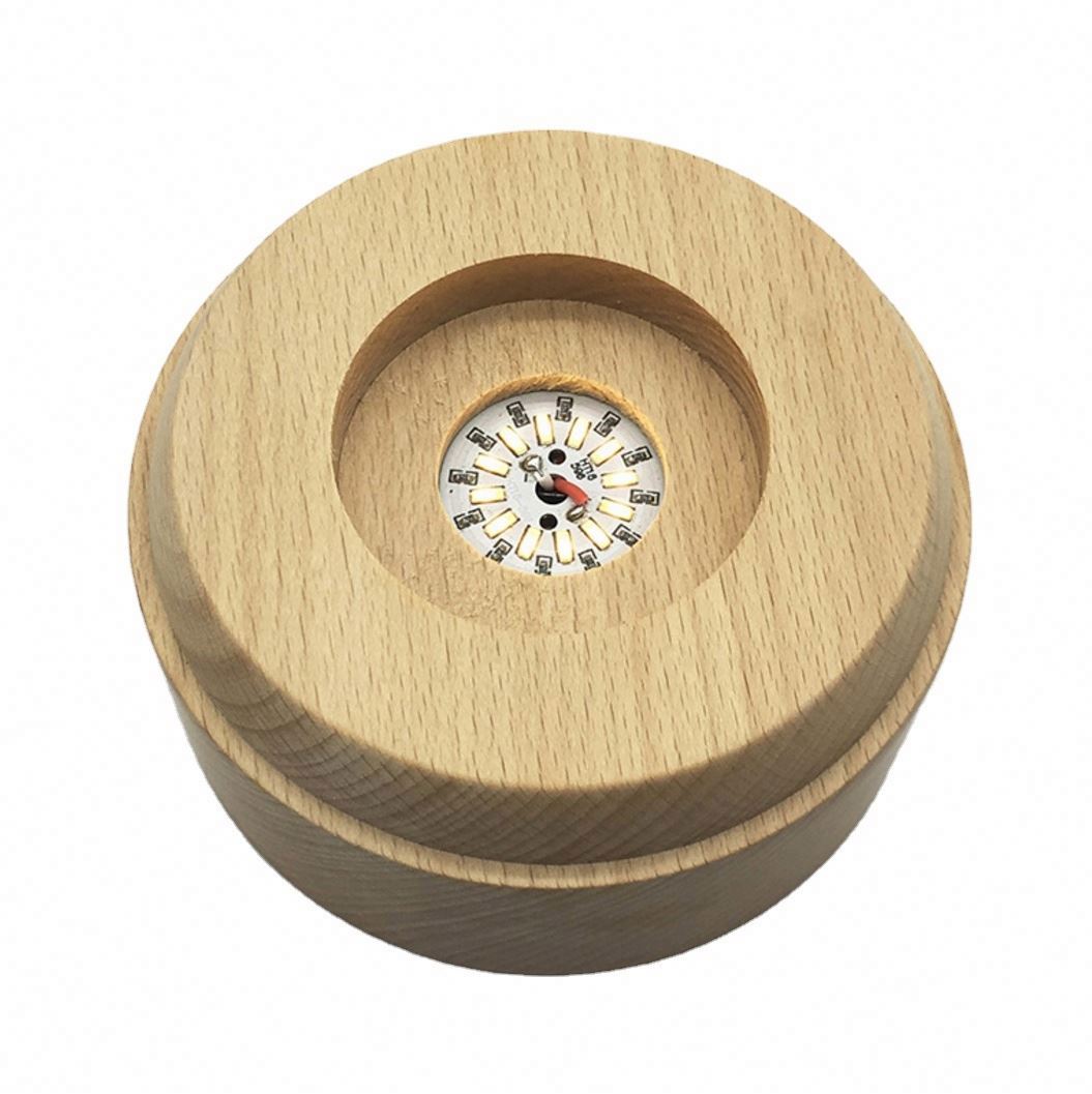 Ma Boîte Enchantée – Boîte à musique petit garçon en cristal et bois de hêtre