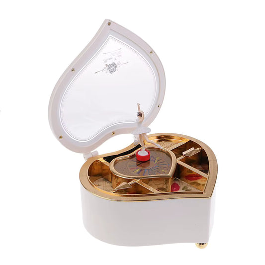 Ma Boîte Enchantée – Boîte à bijoux musicale cœur