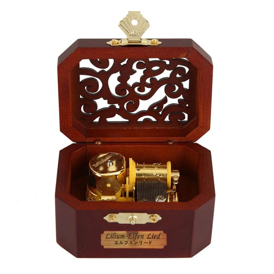 Ma Boîte Enchantée - Boîte à Musique Lilium en bois de hêtre